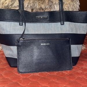 Michael Kors tote bag with detachable clutch